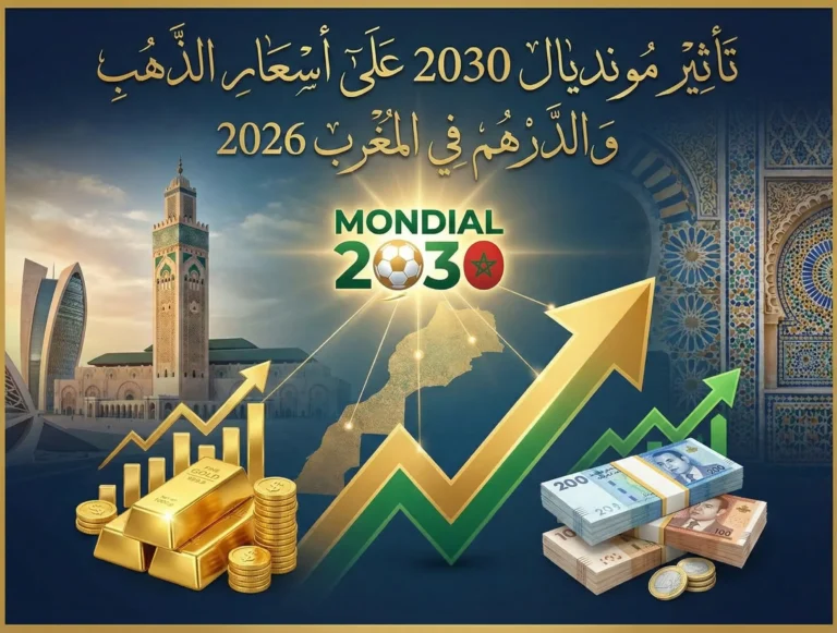 تأثير مونديال 2030 على أسعار الذهب والدرهم في المغرب 2026